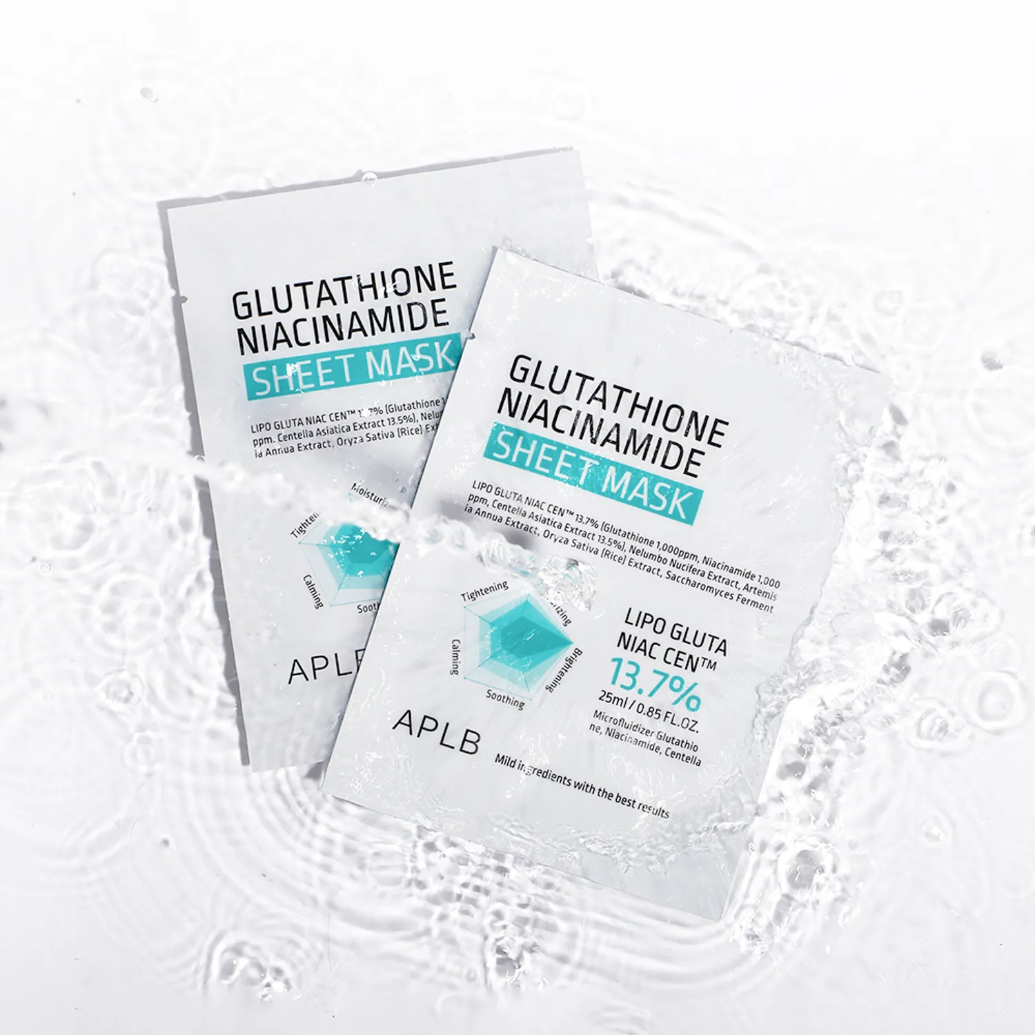 APLB Glutathione Niacinamide Sheet Mask 