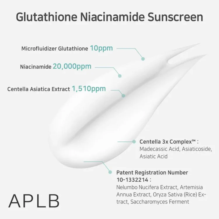 APLB Glutathione Niacinamide Sunscreen 40ml