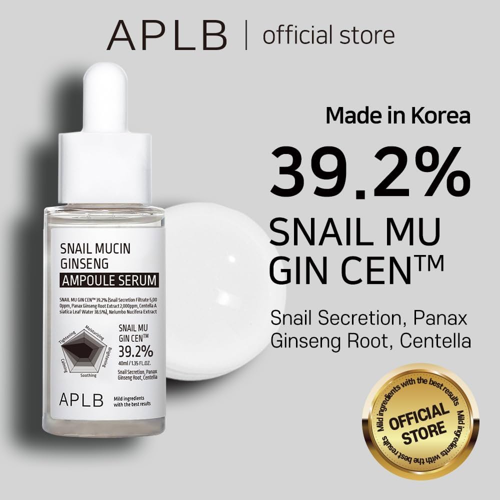 APLB Snail Mucin Ginseng Ampoule Serum