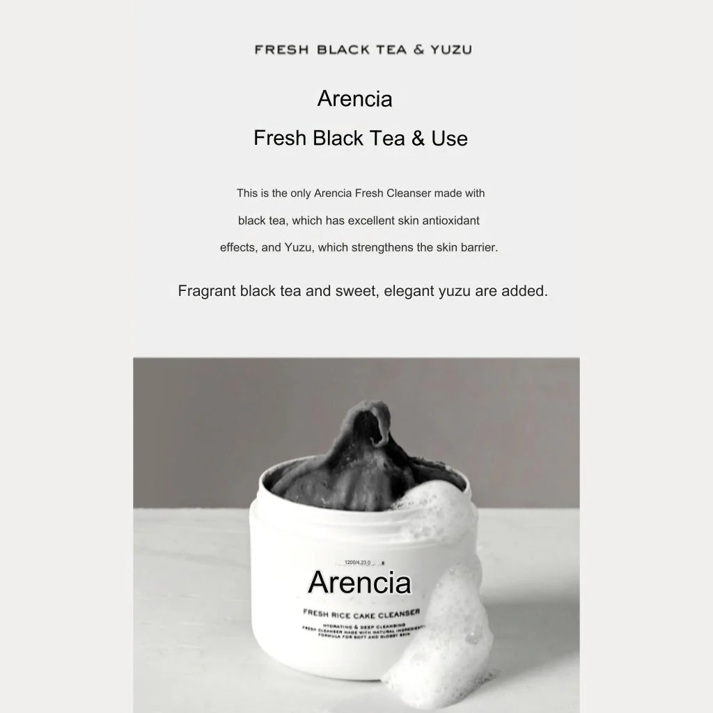 Arencia Black Tea & Yuzu Cleanser