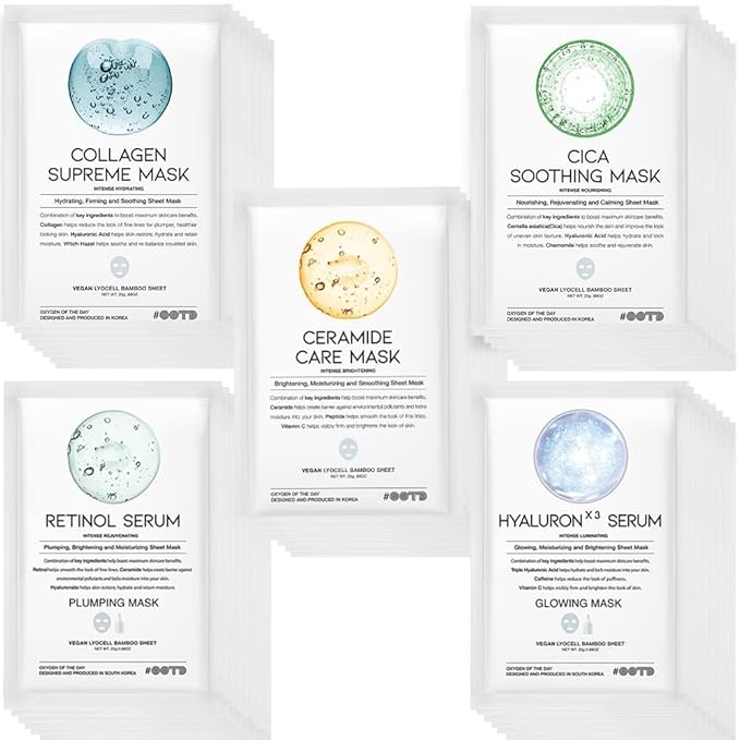 OOTD Beauty Hydrating Serum Sheet Masks