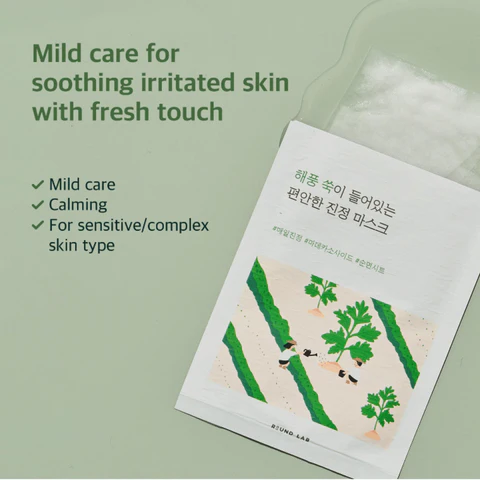 Roundlab Mugwort Calming Sheet Mask 10EA