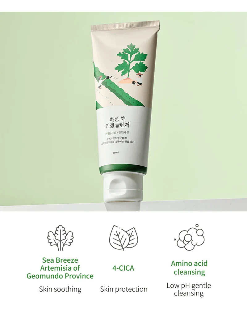 Roundlab Mugwort Calming Cleanser 15oml