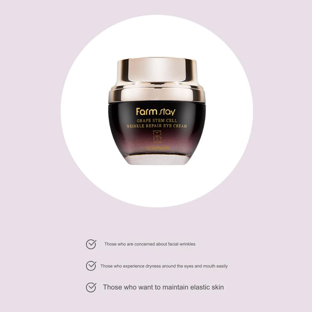Farmstay Grape Stem Cell Wrinkle Repair Eye Cream 50ml