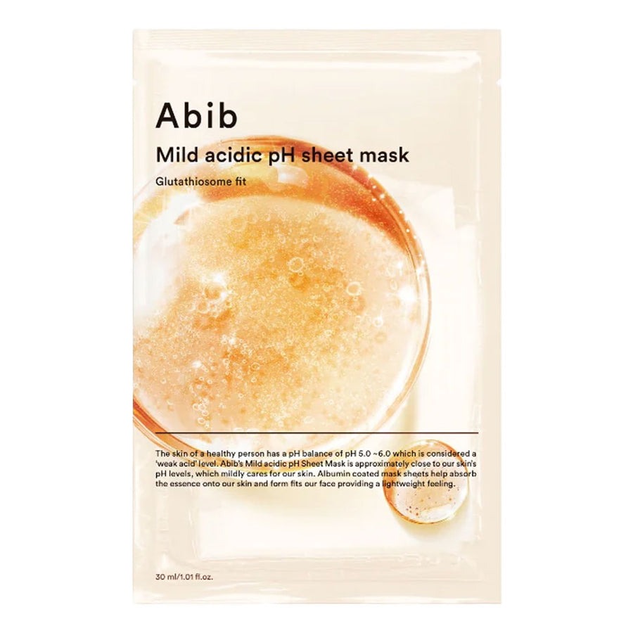 Abib - Mild acidic pH sheet mask Glutathiosome fit (10 Sheets)