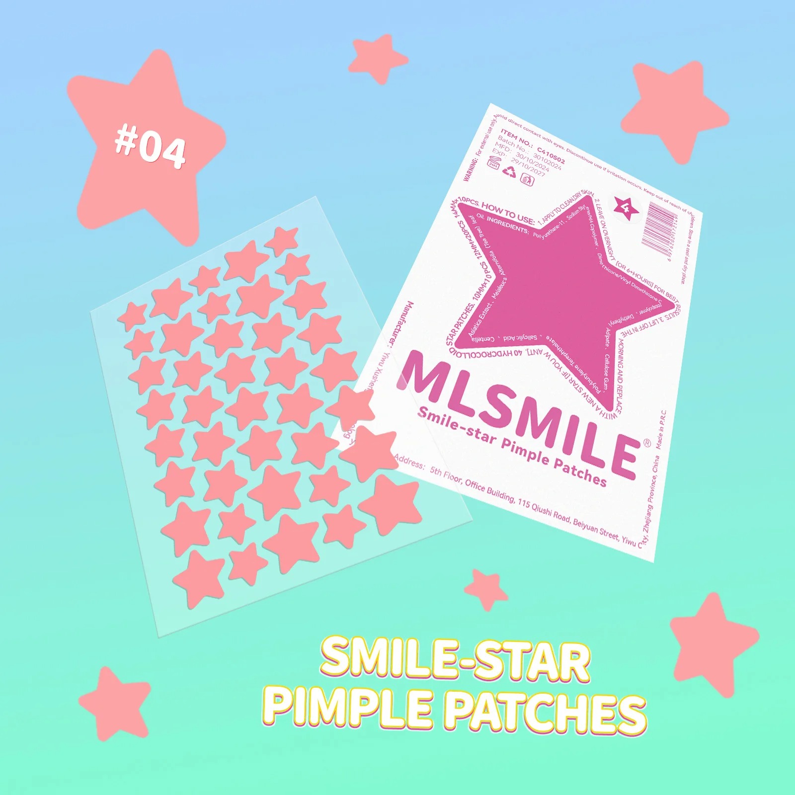 MLSMILE - Smile Star Pimple Patches 40 patch