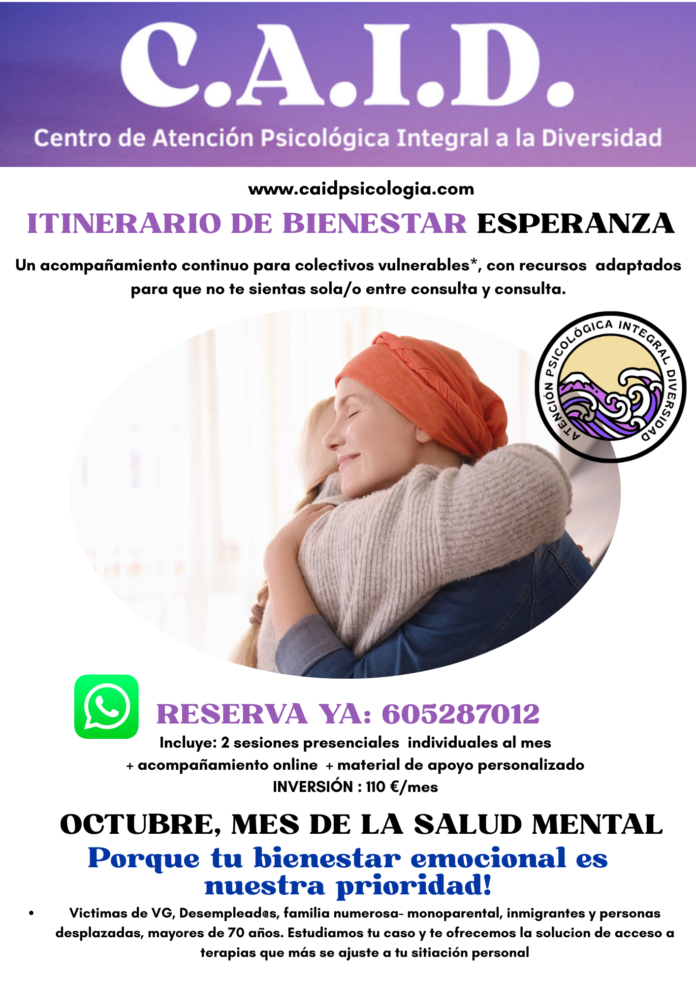 ITINERARIO DE BIENESTAR ESPERANZA