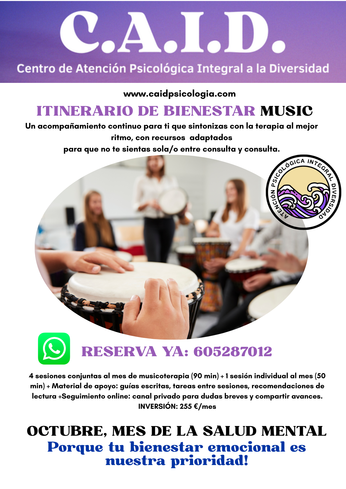 ITINERARIO DE BIENESTAR MUSIC