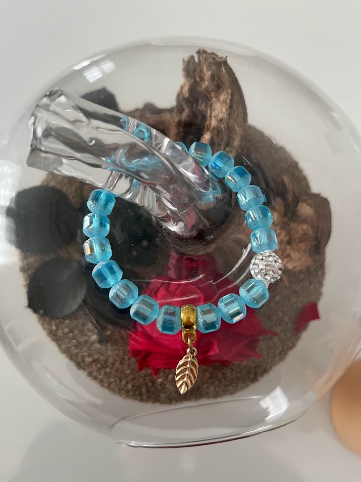 BRACELET TURQUOISE ET BLANC