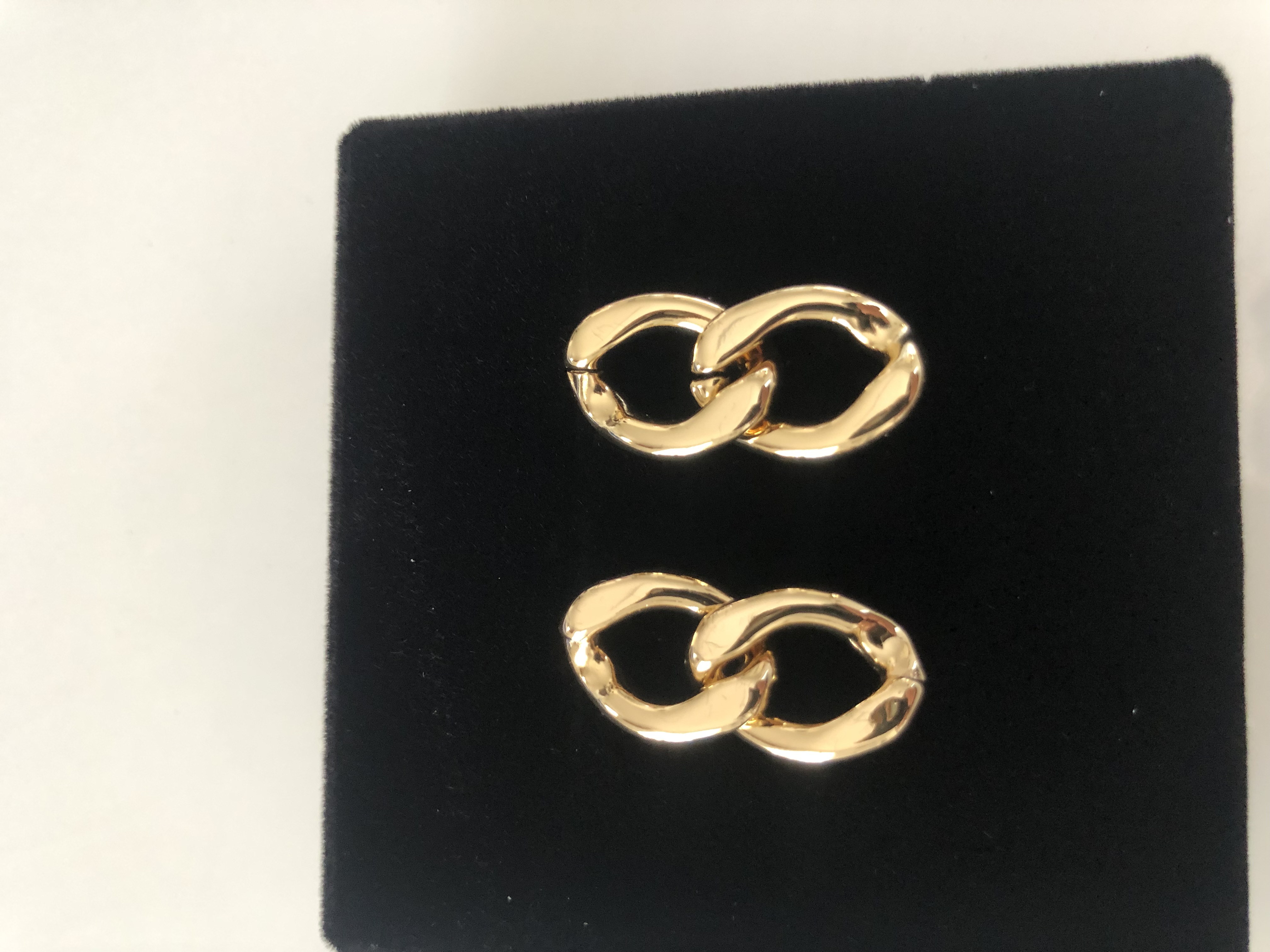 BOUCLE D'OREILLE 2 ANNEAUX PLAQUÉES OR