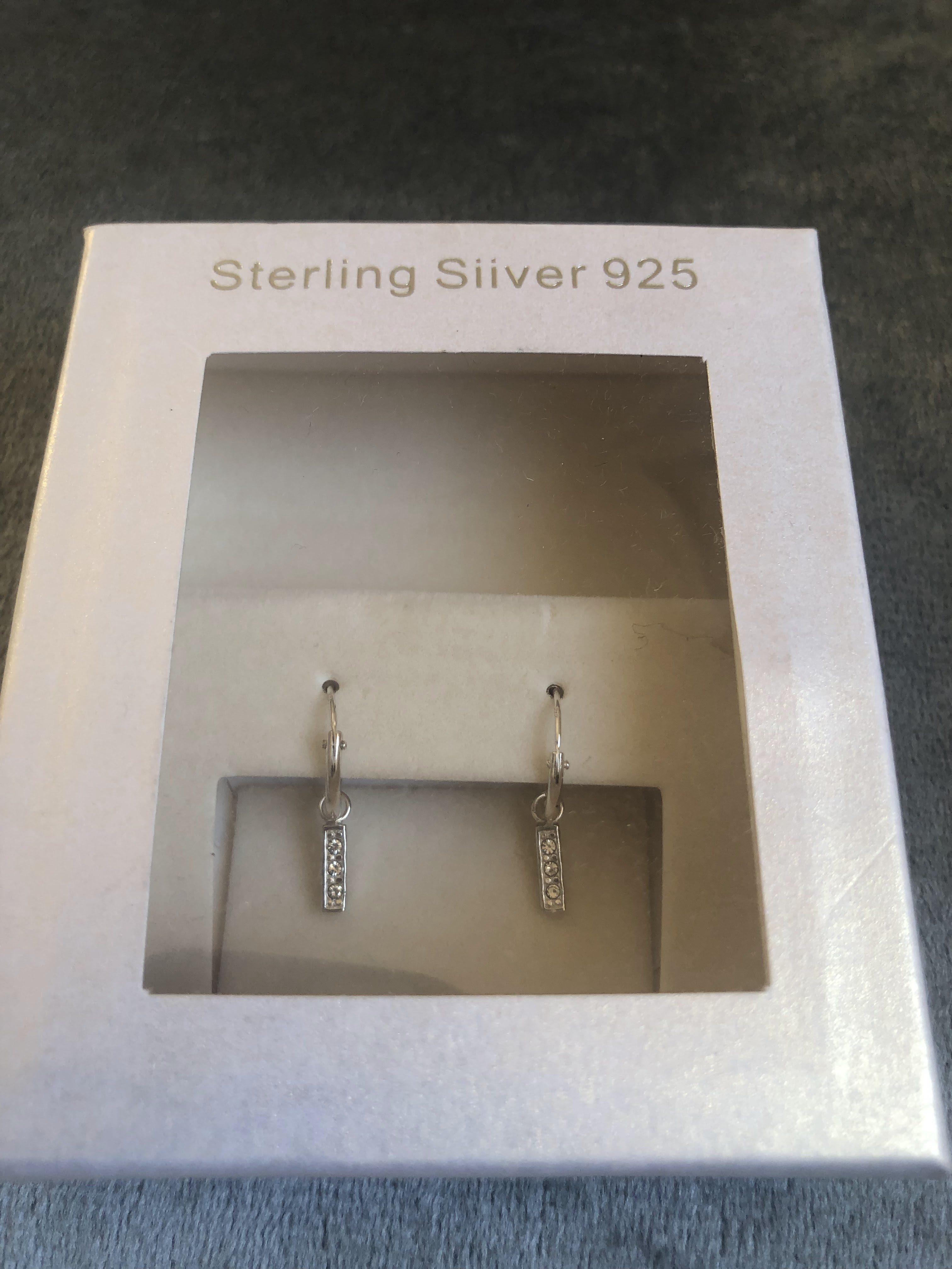 BOUCLE D'OREILLE ARGENT 925 FILLETTE