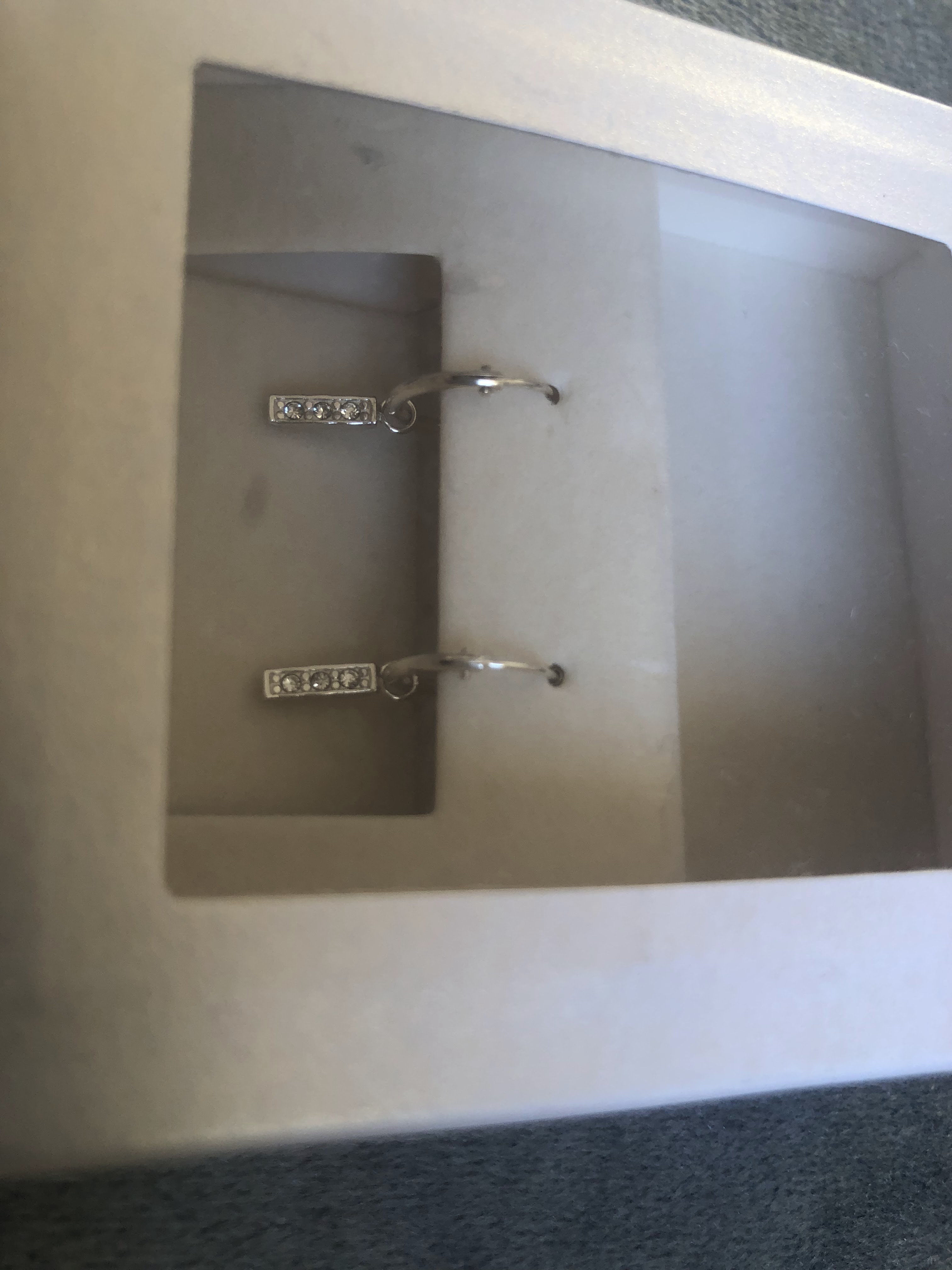 BOUCLE D'OREILLE ARGENT 925 FILLETTE