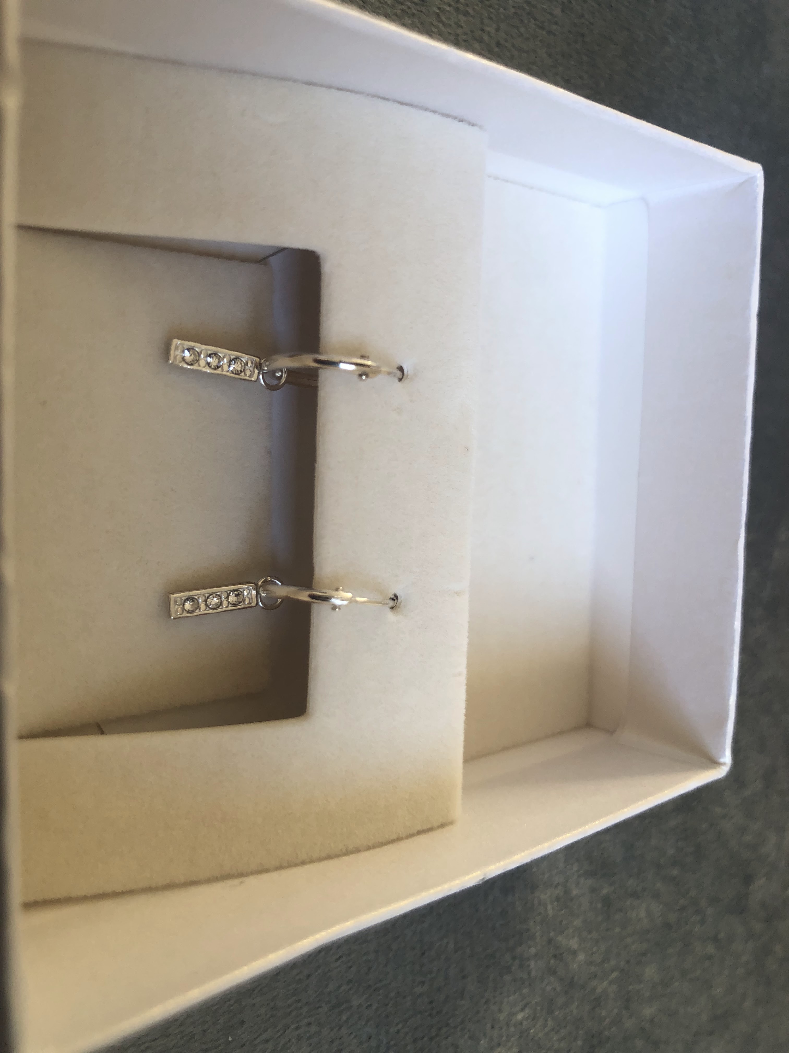 BOUCLE D'OREILLE ARGENT 925 FILLETTE