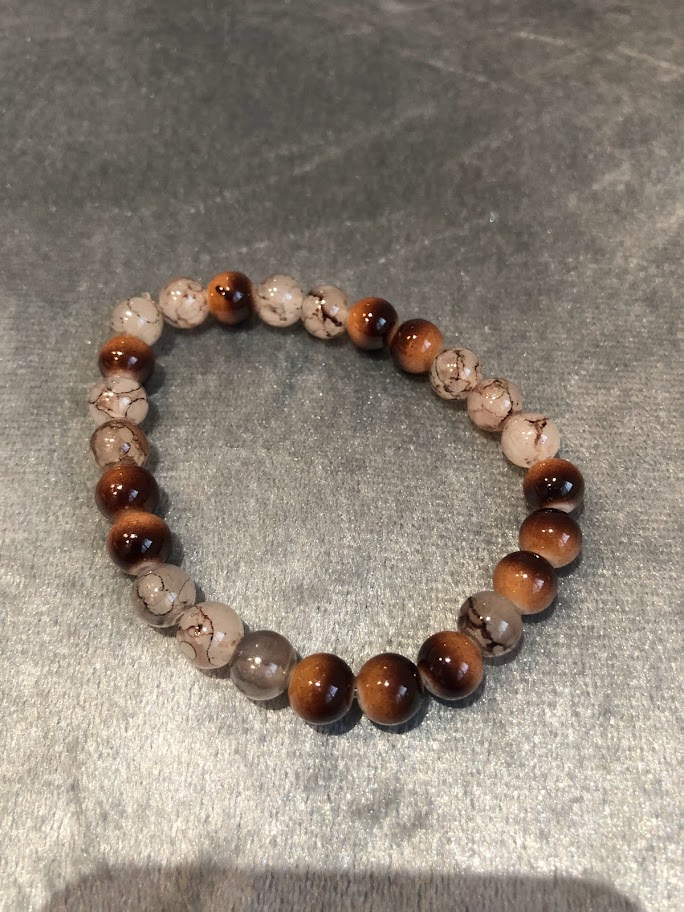 BRACELET HOMME MARRONS