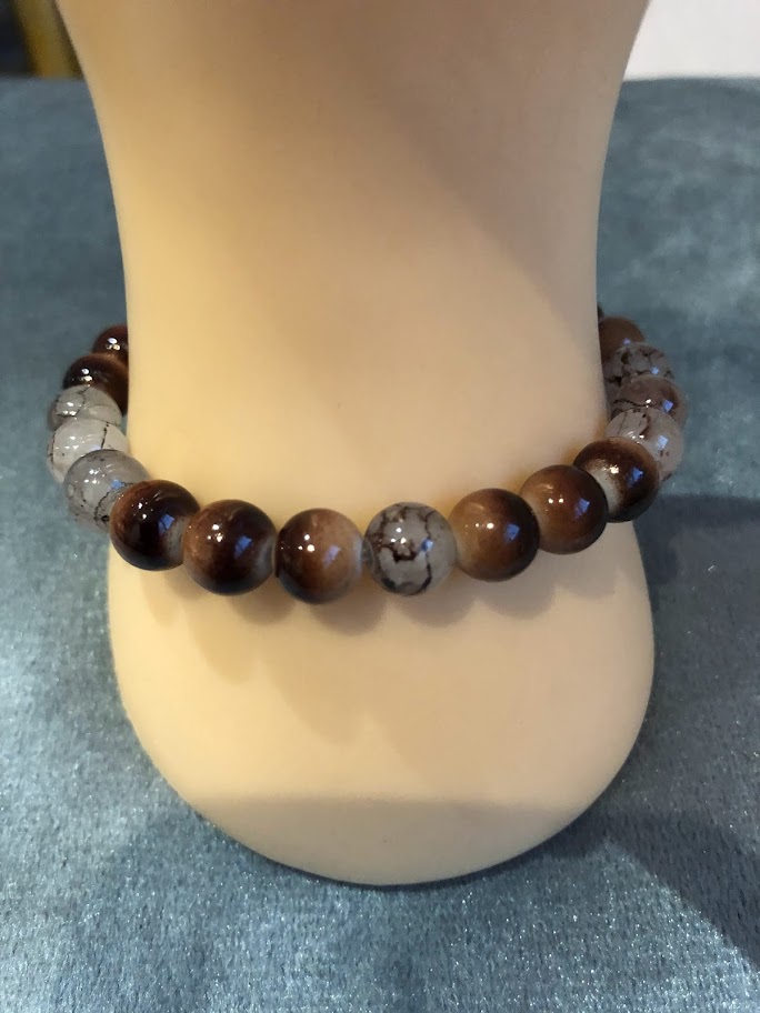 BRACELET HOMME MARRONS