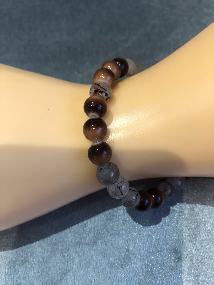 BRACELET HOMME MARRONS