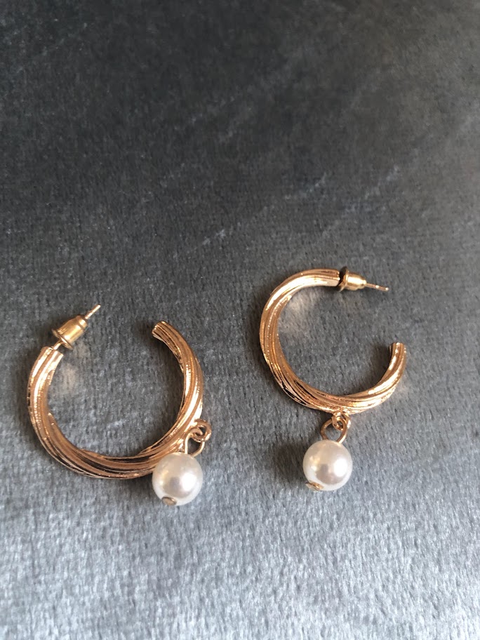 BOUCLE D'OREILLE DORÉES BOD006