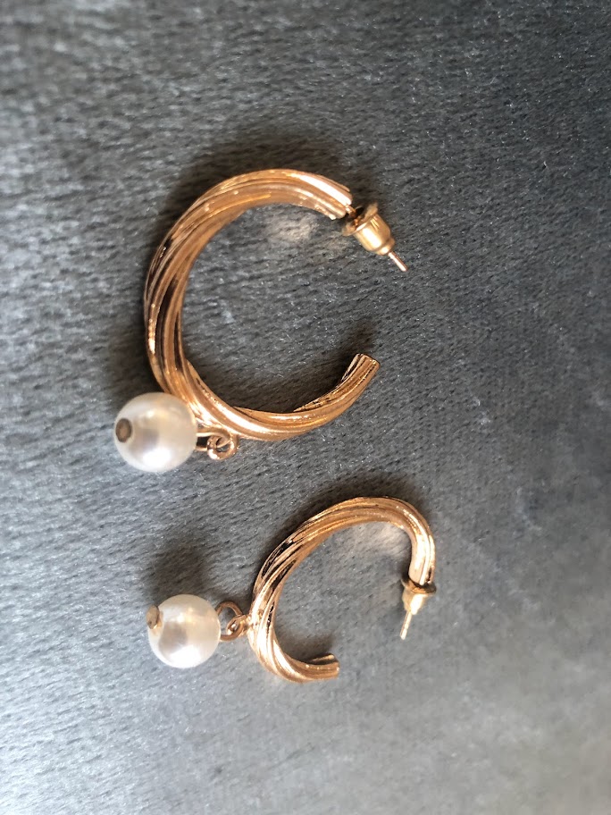 BOUCLE D'OREILLE DORÉES BOD006