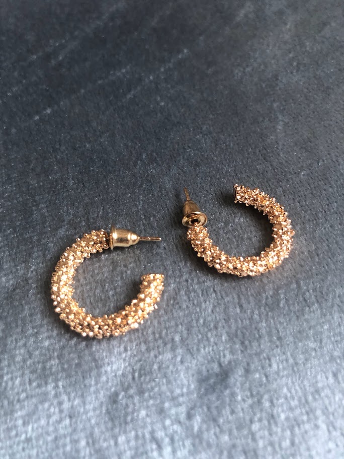 BOUCLE D'OREILLE DORÉES BOD009