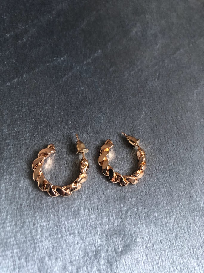 BOUCLE D'OREILLE DORÉES BOD010