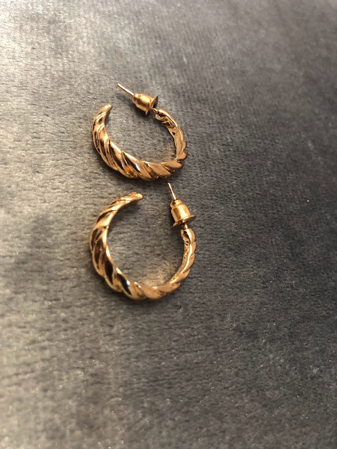 BOUCLE D'OREILLE DORÉES BOD012