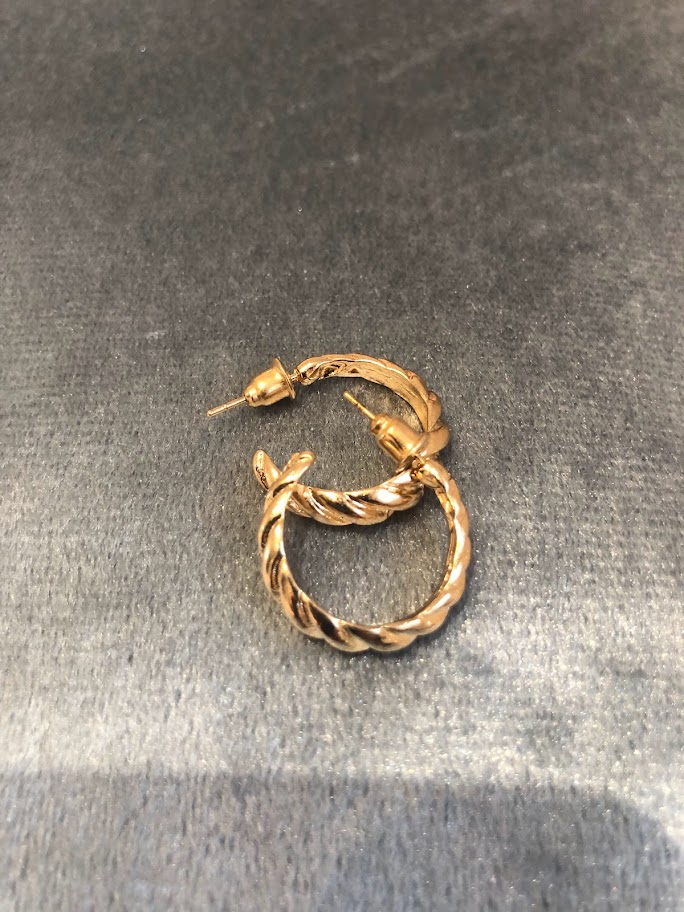 BOUCLE D'OREILLE DORÉES BOD012