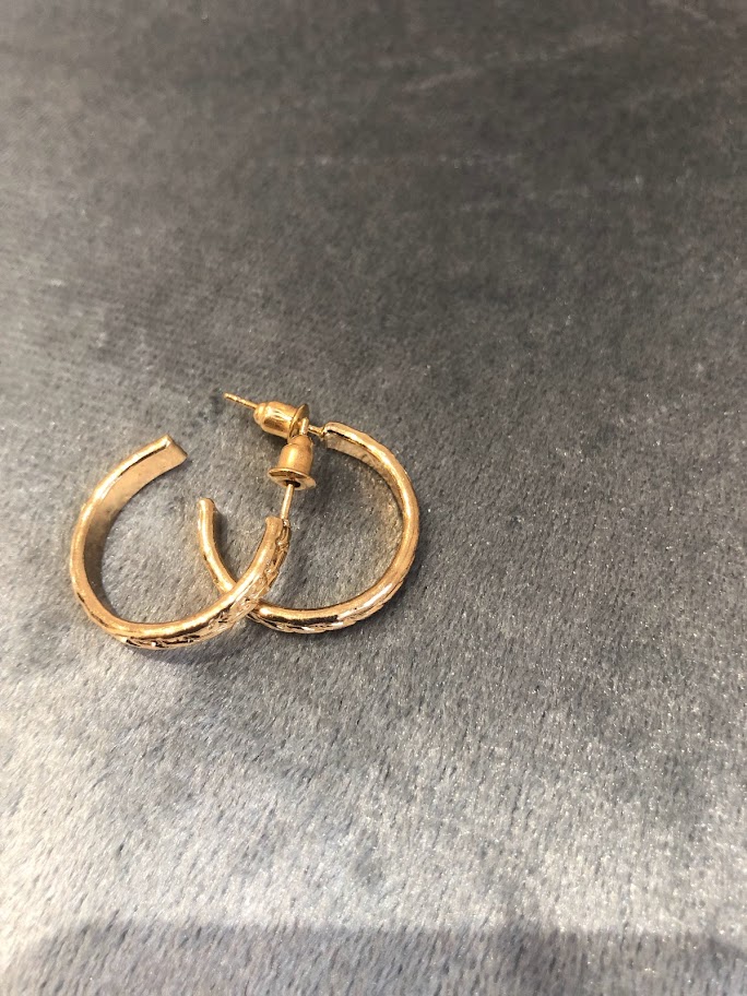 BOUCLE D'OREILLE DORÉES BOD015