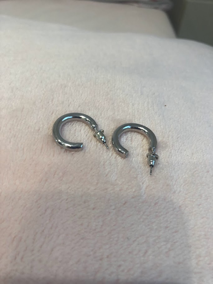 BOUCLE D'OREILLE ARGENTÉES BOA001