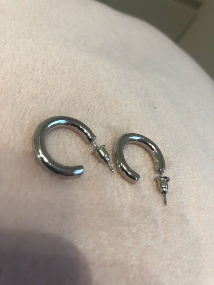 BOUCLE D'OREILLE ARGENTÉES BOA001