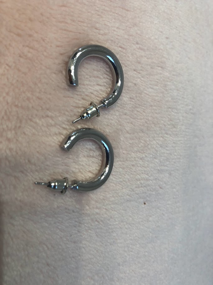 BOUCLE D'OREILLE ARGENTÉES BOA001