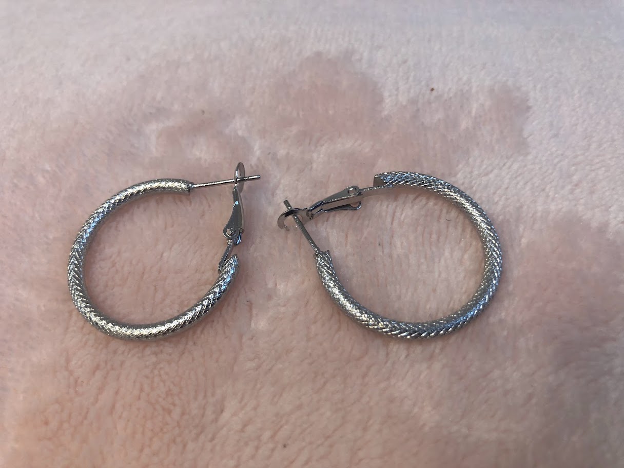 BOUCLE D'OREILLE ARGENTÉES BOA003