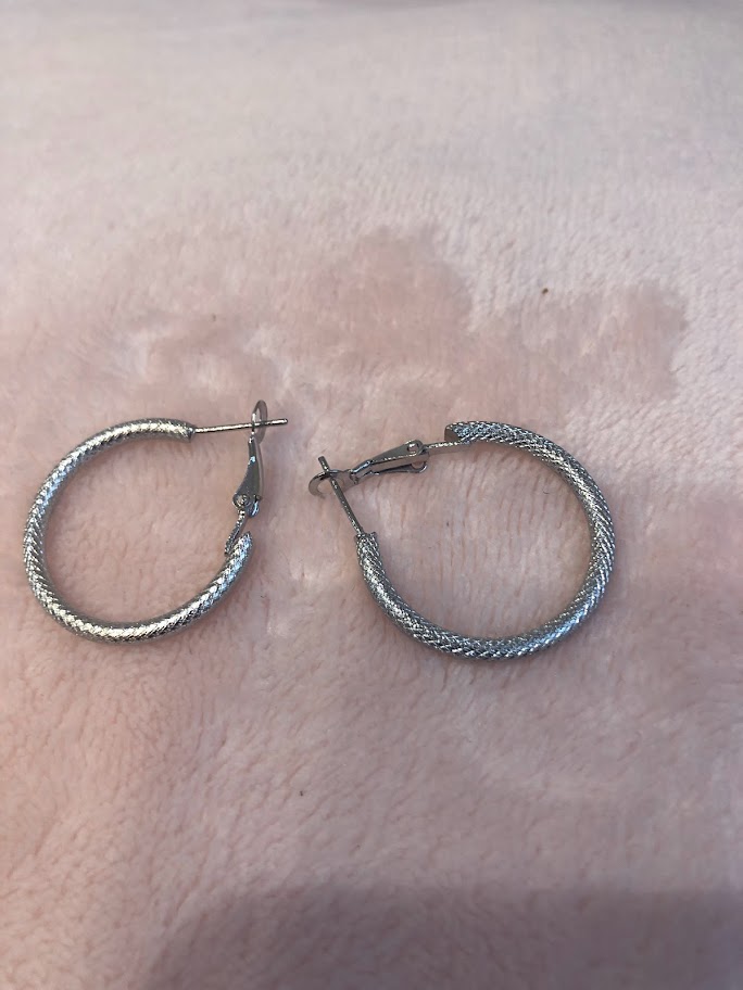 BOUCLE D'OREILLE ARGENTÉES BOA003