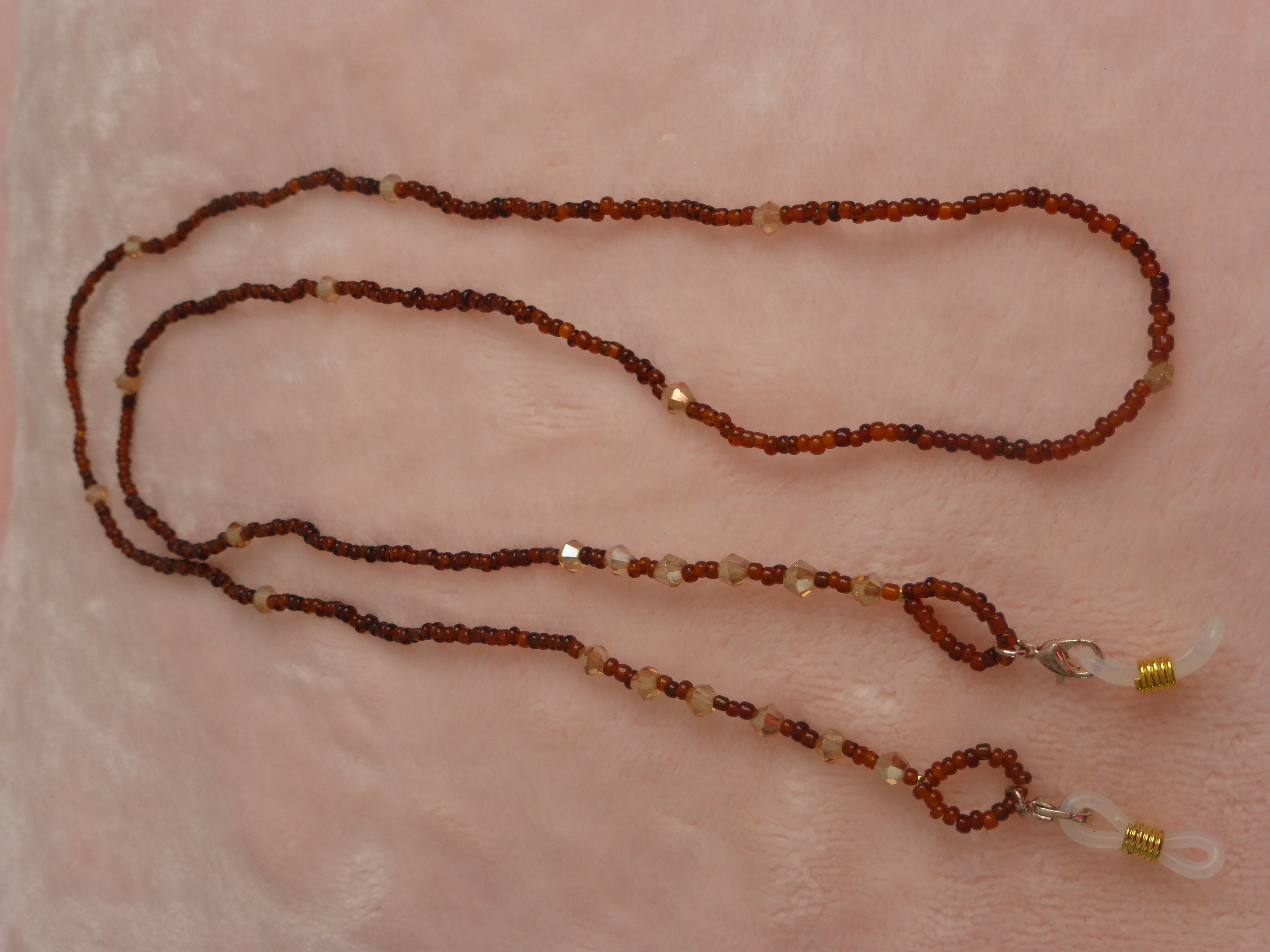 CORDON A LUNETTES MARRON ET BEIGE