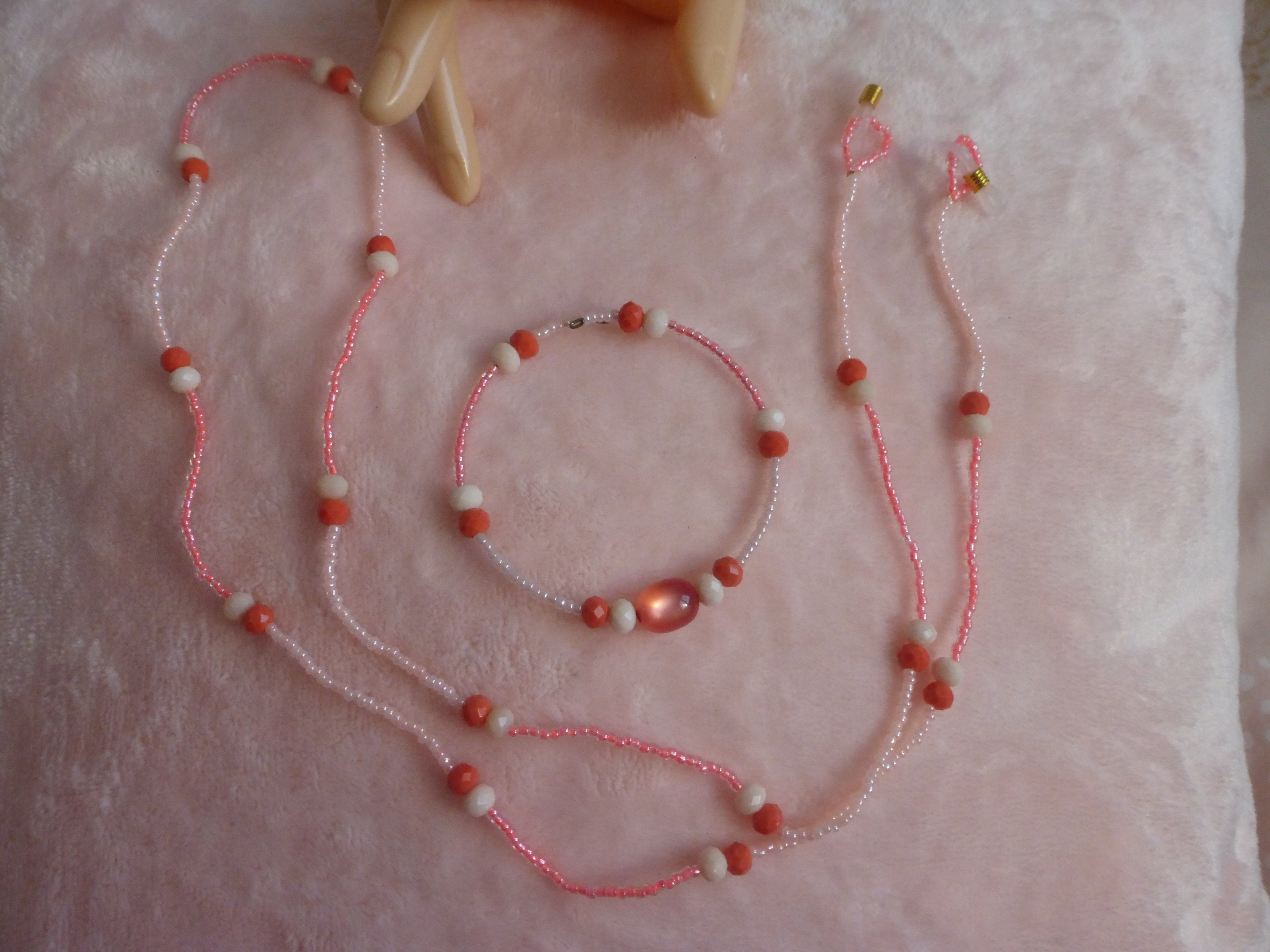 CORDON A LUNETTES ET BRACELET PECHE