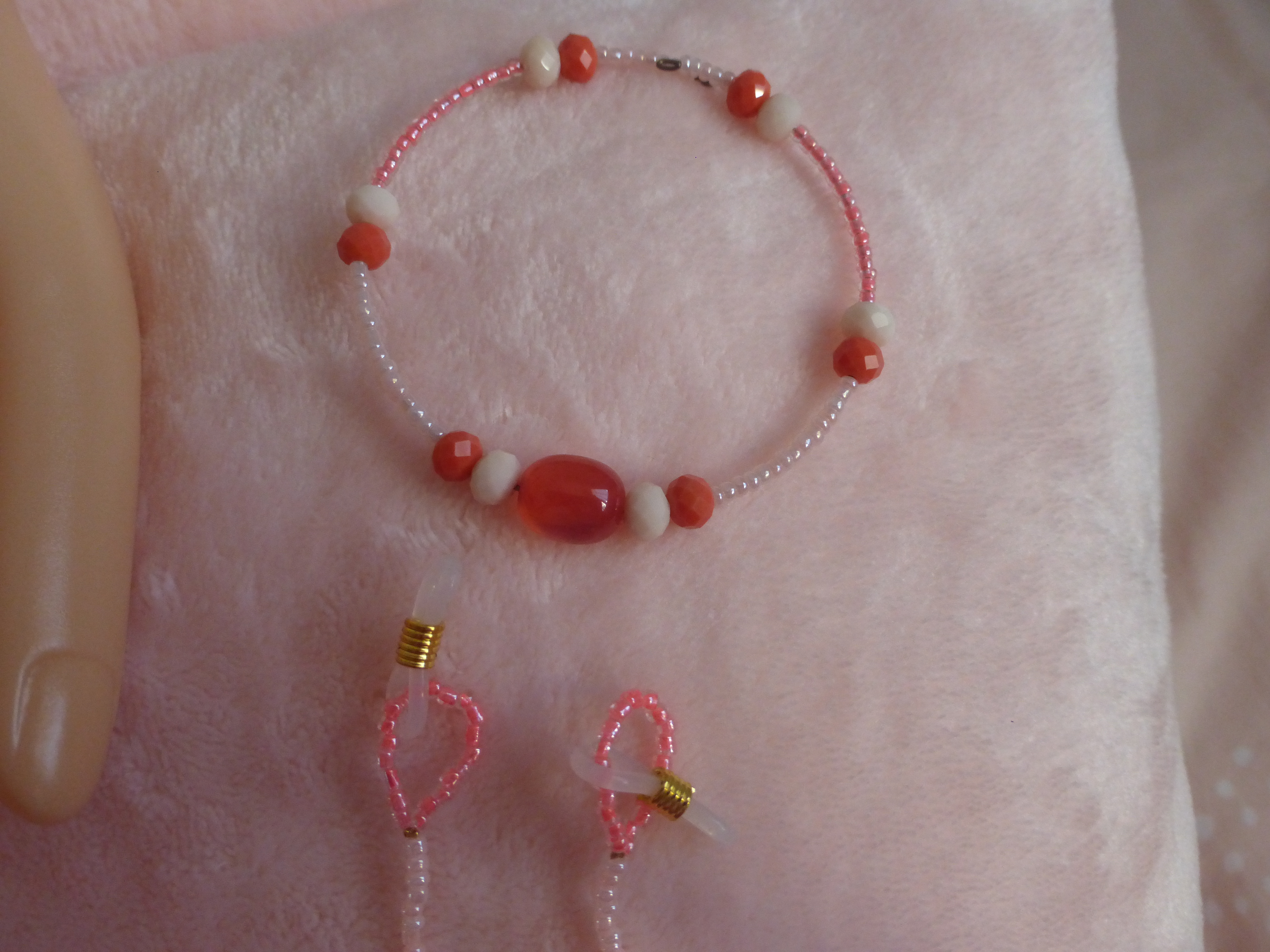 CORDON A LUNETTES ET BRACELET PECHE