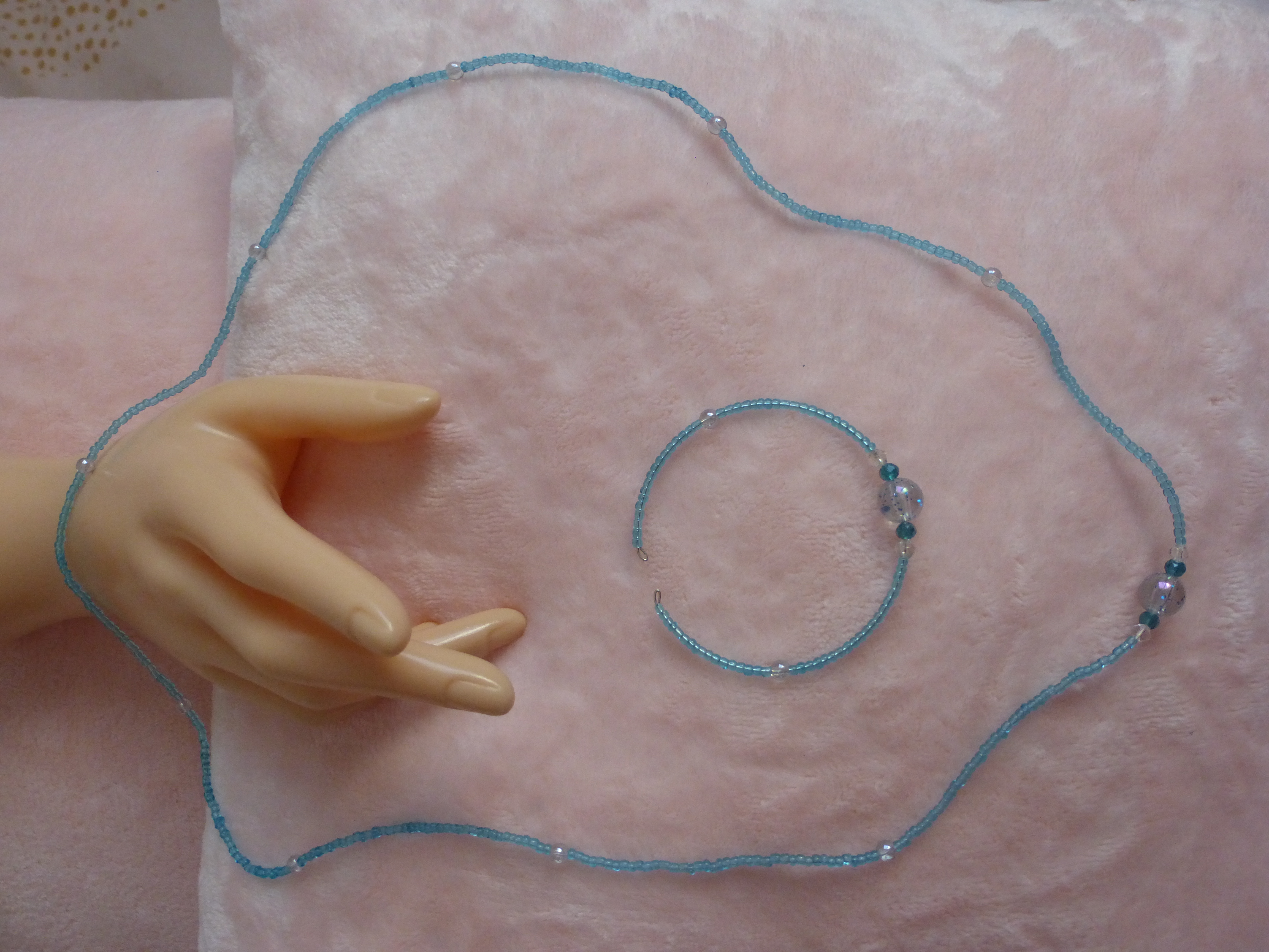 COLLIER BRACELET FEMME TONS TURQUOISES