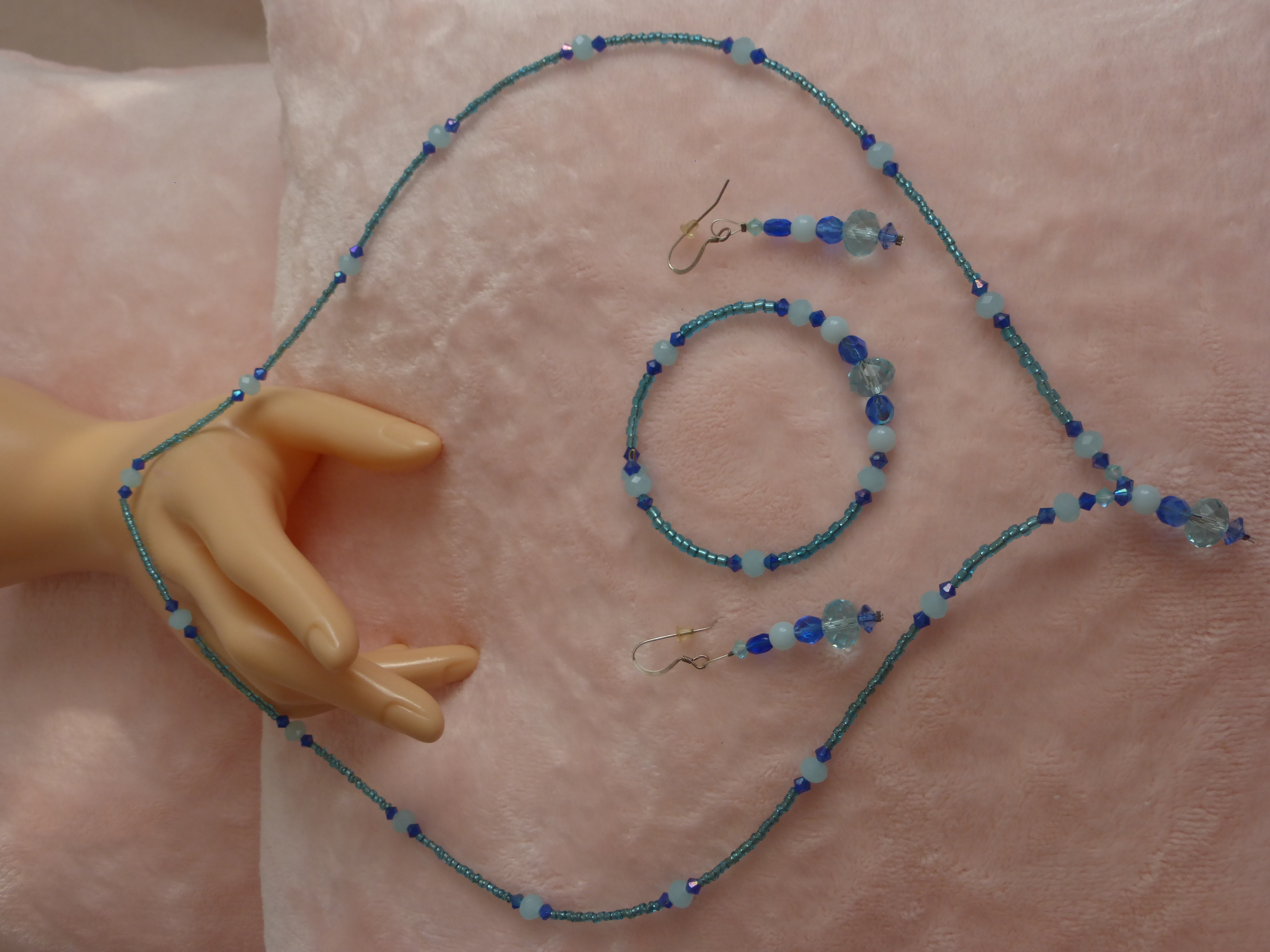 COLLIER BRACELET BO FEMME TONS TURQUOISES