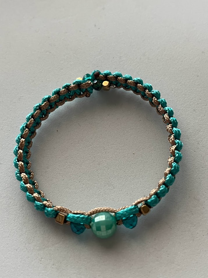 BRACELET TURQUOISET ET DORÉ
