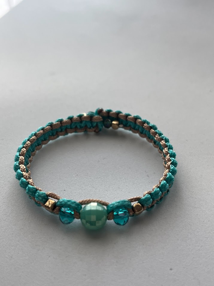BRACELET TURQUOISET ET DORÉ