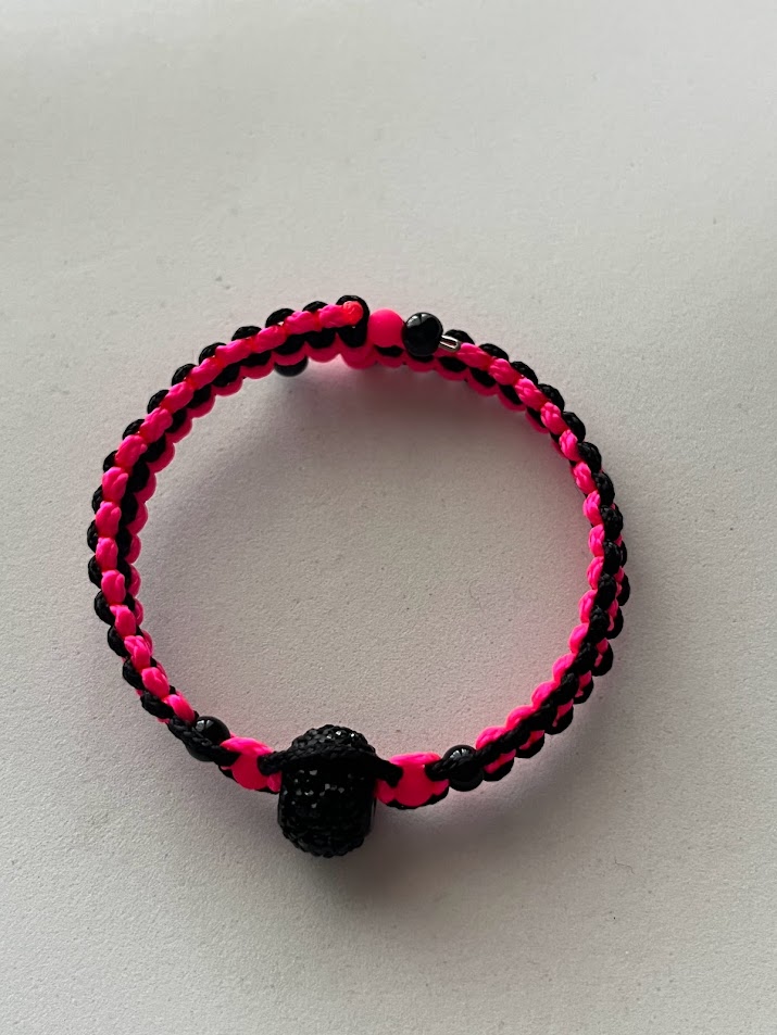BRACELET FUSCHIA NOIR