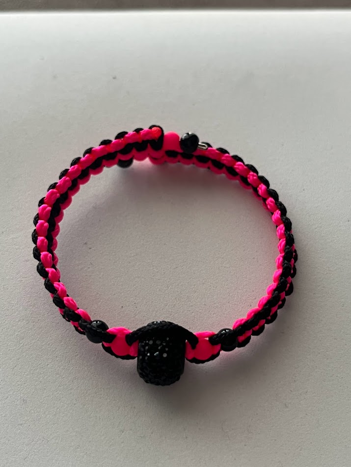 BRACELET FUSCHIA NOIR