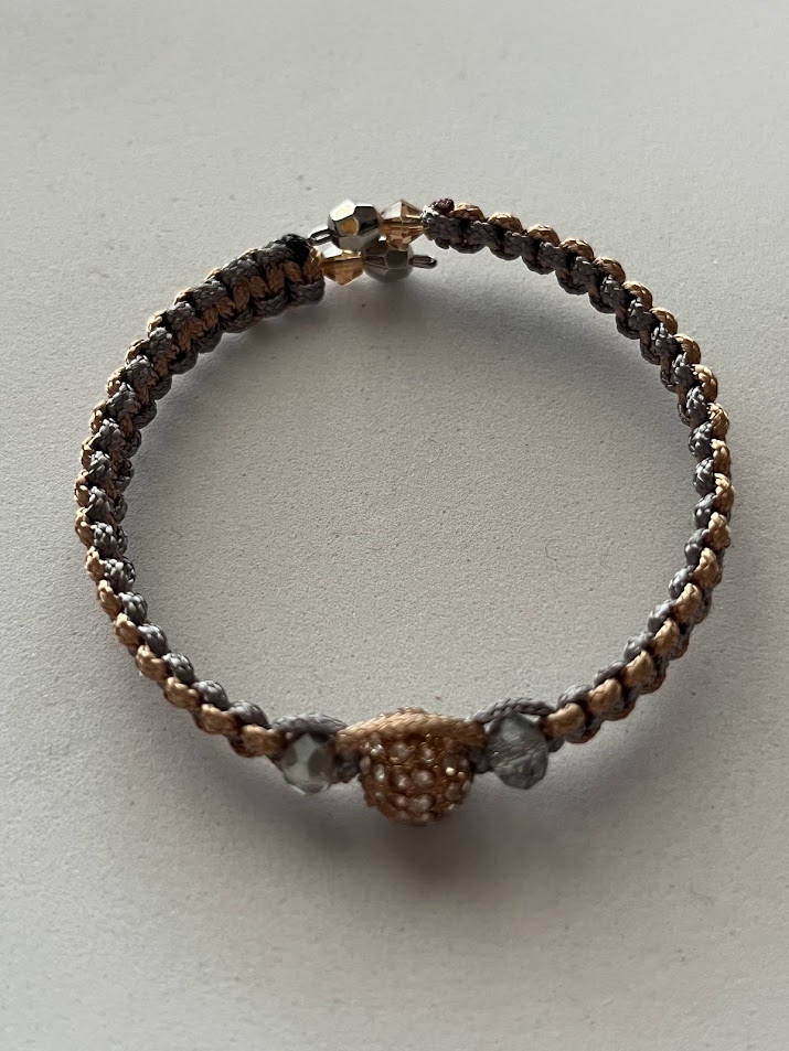 BRACELET ARGENTÉ ET DORÉ