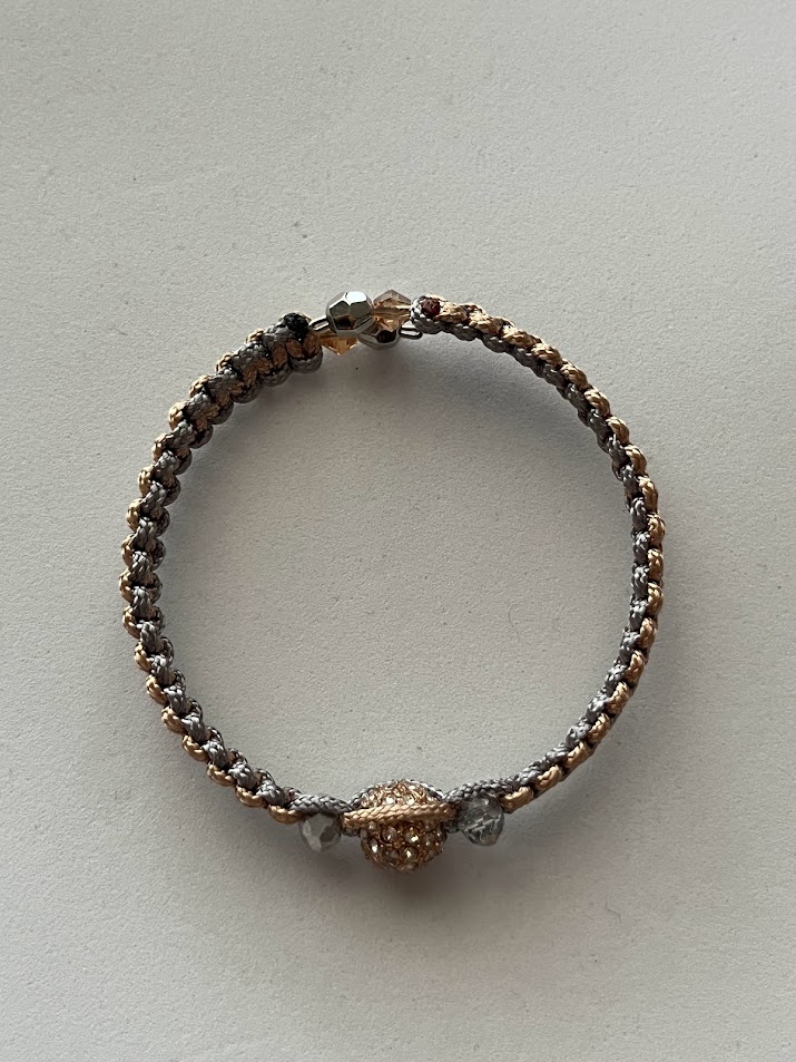 BRACELET ARGENTÉ ET DORÉ
