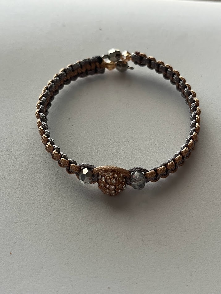 BRACELET ARGENTÉ ET DORÉ