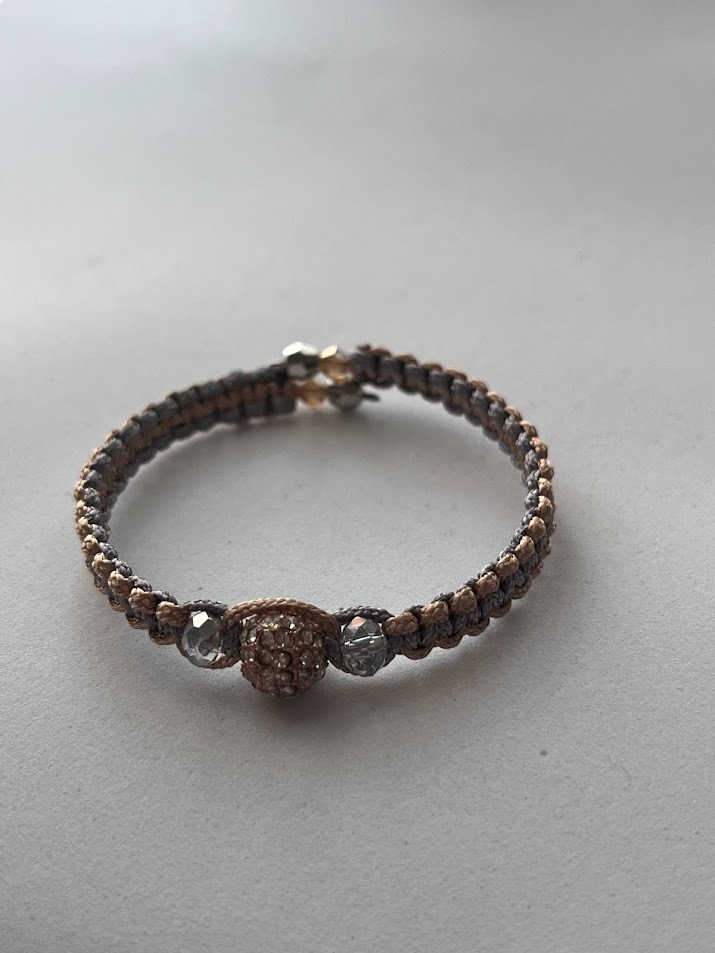 BRACELET ARGENTÉ ET DORÉ