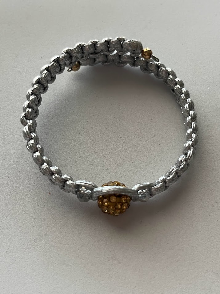 BRACELET ARGENTÉ ET DORÉ