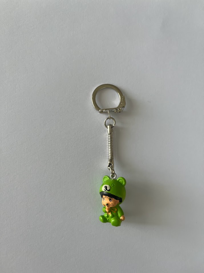 PORTE CLEFS KIKI VERT