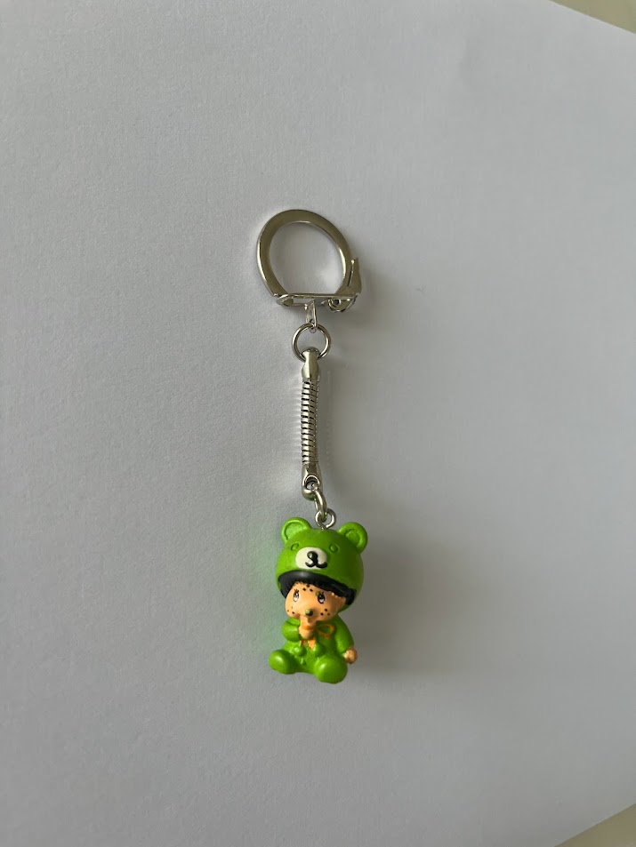 PORTE CLEFS KIKI VERT