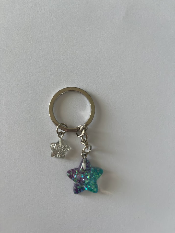 PORTE CLEFS ETOILE PAILLETTÉE