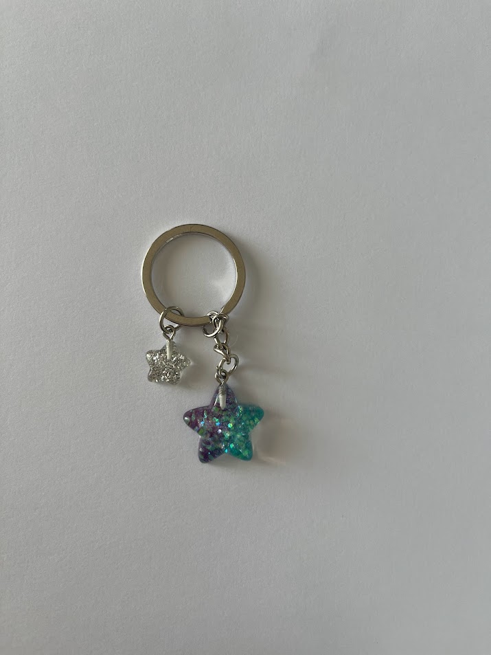 PORTE CLEFS ETOILE PAILLETTÉE